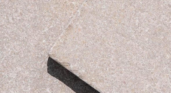 Sinai Pearl, Flamed limestone tiles that can be used for paving or wall cladding